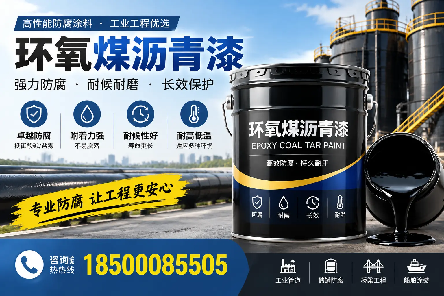 环氧煤沥青漆的施工方法与注意事项,确保在宜昌顺利完成